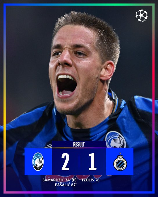 LDC / Phase de Ligue : l’Atalanta renverse Bruges, le Real se relance avec éclat