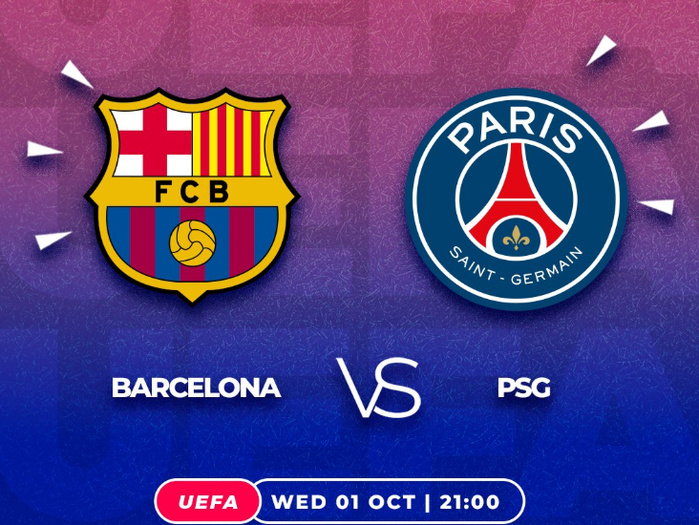 LDC : Barça - PSG, le Choc de la soirée (20h00)