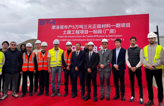 Matériaux cathodiques: Démarrage officiel du chantier de l’usine BTR à Tanger Matériaux cathodiques: Démarrage officiel du chantier de l’usine BTR à Tanger