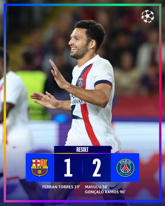 LDC : Le PSG surprend le Barça, Hakimi et Mendes éblouissants !
