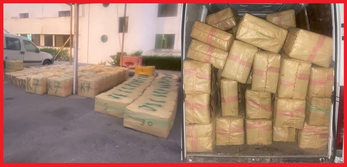 Safi: Plus de 4 tonnes de chira interceptées dans la région d’Ayir Safi: Plus de 4 tonnes de chira interceptées dans la région d’Ayir