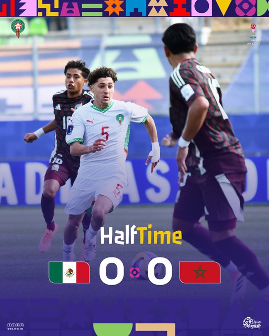 Mondial U20 / Groupe C : le Maroc et le Mexique qualifiés, l’Espagne qualifiable, le Brésil éliminé
