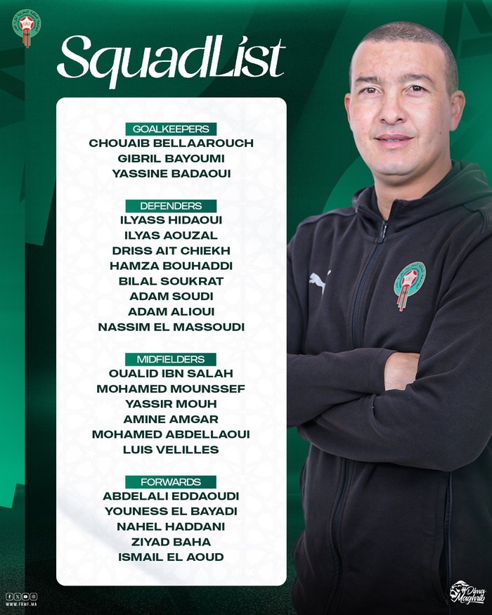 Prépa. CDM U17 Qatar 25: Double confrontation Sénégal-Maroc à Dakar Prépa. CDM U17 Qatar 25: Double confrontation Sénégal-Maroc à Dakar