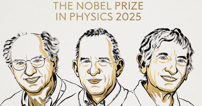 Le Nobel de physique 2025 récompense un trio d’experts de la mécanique quantique Le Nobel de physique 2025 récompense un trio d’experts de la mécanique quantique