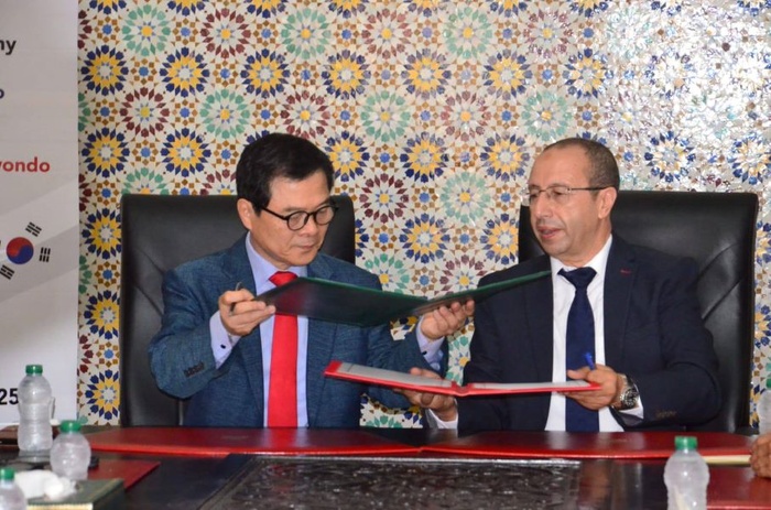 Taekwondo : Accord de coopération entre le Maroc et la Corée du Sud