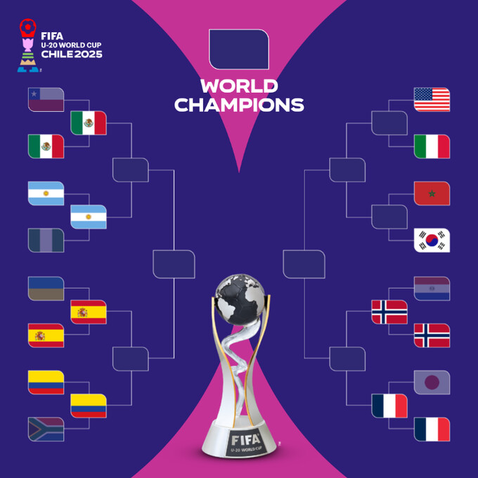 Mondial U20 : la France, l’Argentine, la Colombie et la Norvège en quarts Mondial U20 : la France, l’Argentine, la Colombie et la Norvège en quarts