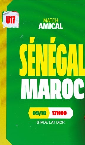 Prépa CDM U17 : Sénégal - Maroc cet après-midi Prépa CDM U17 : Sénégal - Maroc cet après-midi