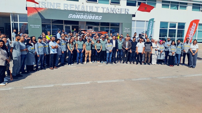 Le Dacia Sandrider présenté à l’usine Renault de Tanger