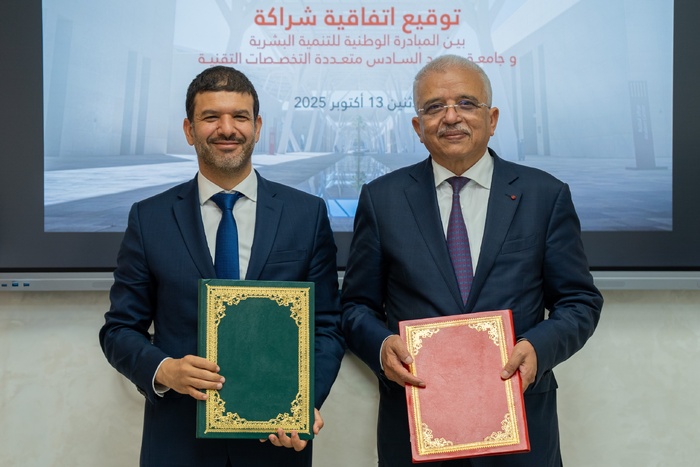 L'INDH et l'UM6P scellent une alliance stratégique pour ancrer la science au coeur du développement humain L'INDH et l'UM6P scellent une alliance stratégique pour ancrer la science au coeur du développement humain