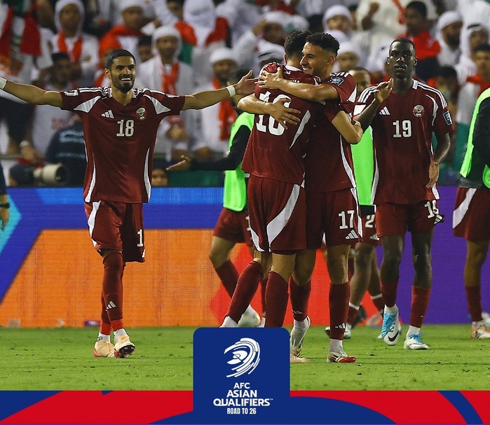 Qaulifs CDM 26 : Qatar valide le 7e billet asiatique Qaulifs CDM 26 : Qatar valide le 7e billet asiatique