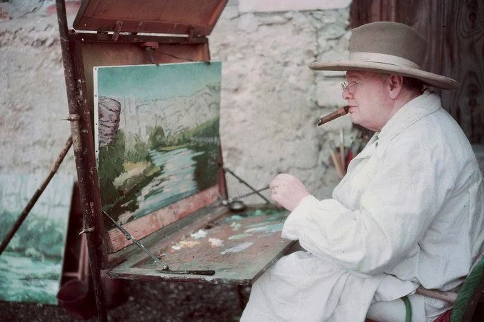 « Marrakech », refuge pictural de Winston Churchill, bientôt aux enchères « Marrakech », refuge pictural de Winston Churchill, bientôt aux enchères