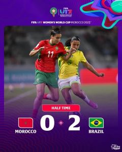 CDM (F) U17 Maroc 25 : Entrée totalement manquée des Lioncelles face au Brésil CDM (F) U17 Maroc 25 : Entrée totalement manquée des Lioncelles face au Brésil