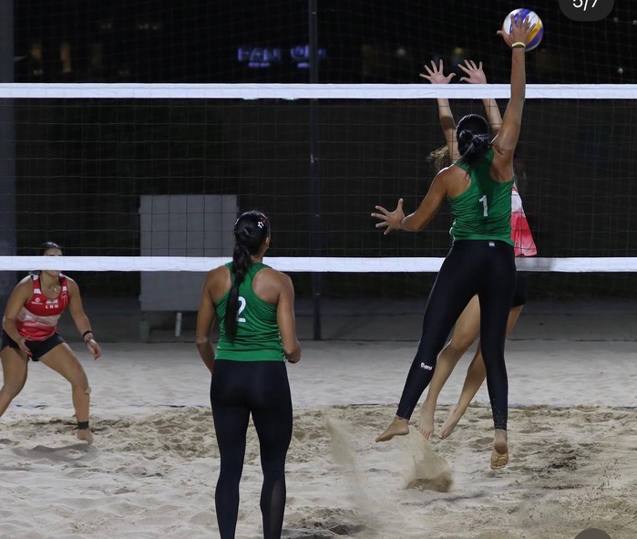 Beach-volley (Dames) : Le Maroc conserve sa couronne arabe à Mascate Beach-volley (Dames) : Le Maroc conserve sa couronne arabe à Mascate