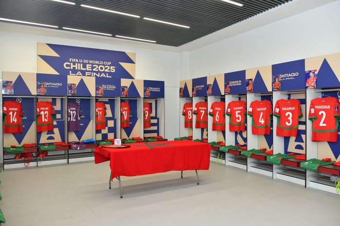 L'Avant-Finale Maroc-Argentine : le vestiaire des Lionceaux (Photos)