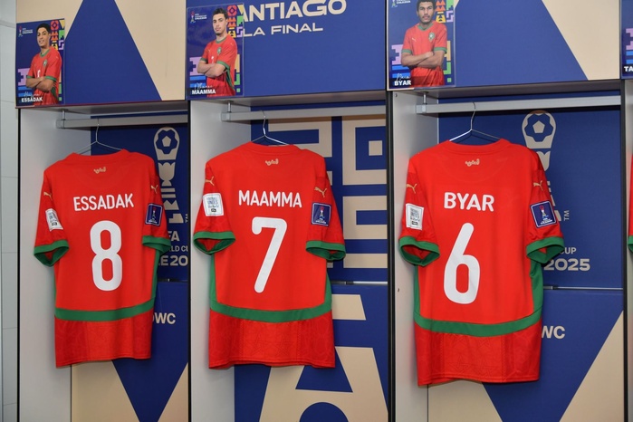 L'Avant-Finale Maroc-Argentine : le vestiaire des Lionceaux (Photos)