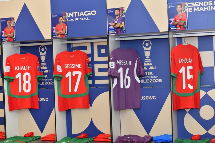 L'Avant-Finale Maroc-Argentine : le vestiaire des Lionceaux (Photos)
