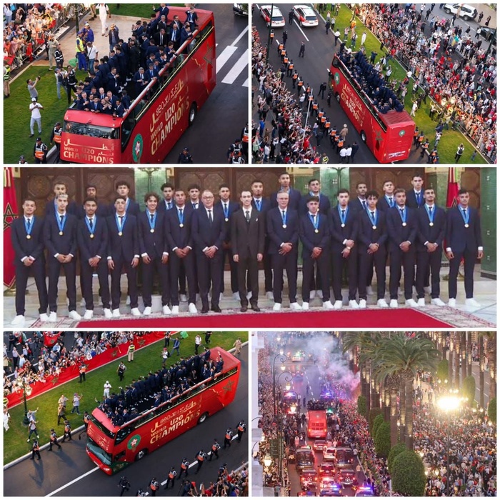 Équipe nationale U20 : Les Rbatis célèbrent les Lionceaux champions du monde Équipe nationale U20 : Les Rbatis célèbrent les Lionceaux champions du monde