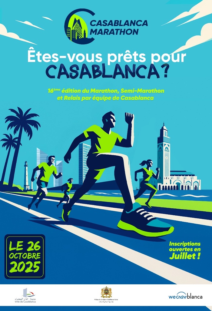 Marathon International de Casablanca: L’élite mondiale à l’assaut de la métropole Marathon International de Casablanca: L’élite mondiale à l’assaut de la métropole
