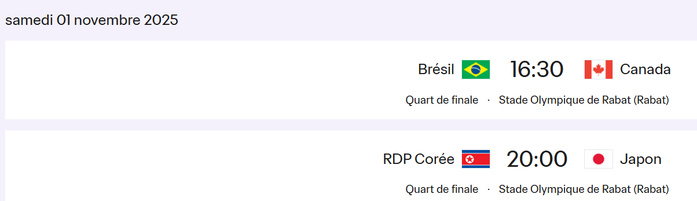 Mondial U17 (F) Maroc 2025 : La France élimine l’Espagne au bout du suspense et file en quarts de finale Mondial U17 (F) Maroc 2025 : La France élimine l’Espagne au bout du suspense et file en quarts de finale