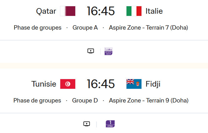 CDM (M) U17 Qatar25 / Programme du jour : Les Lionceaux en lice ce lundi au Qatar