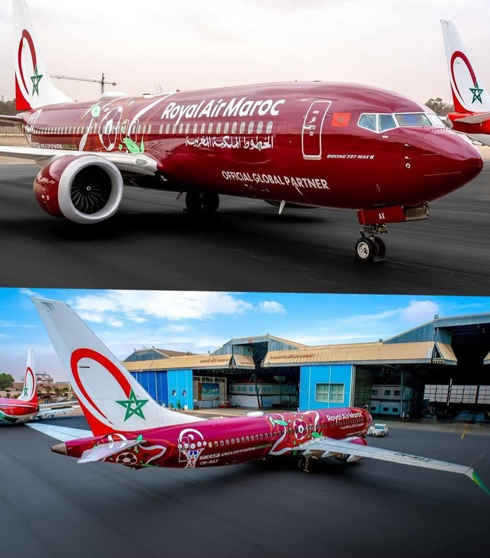 Spécial CAN Maroc 2025 : Les avions de la RAM adoptent un nouveau design Spécial CAN Maroc 2025 : Les avions de la RAM adoptent un nouveau design