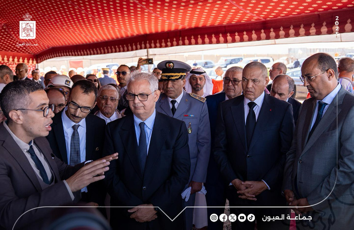 Laâyoune : le chantier du pont Saguia El Hamra avance à grands pas Laâyoune : le chantier du pont Saguia El Hamra avance à grands pas