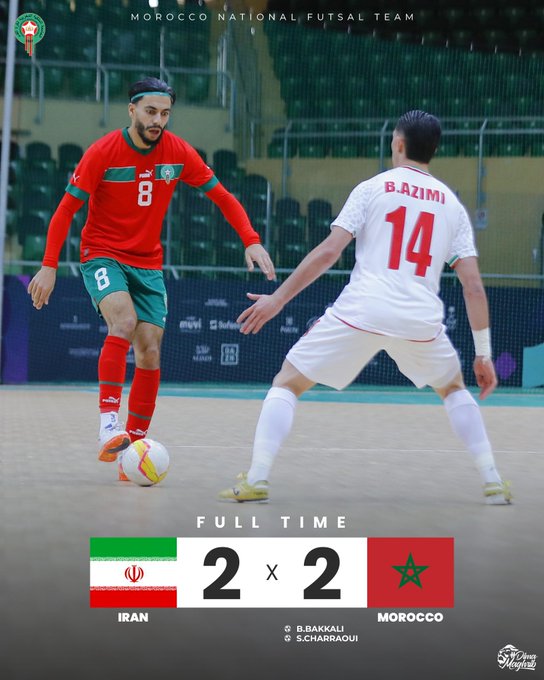 Jeux de la solidarité islamique 2025 / Futsal : Parité entre le Maroc et l’Iran