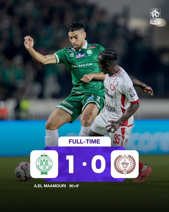 Botola D1. J8 / RCA-KACM : Le Raja arrache la victoire sur penalty au bout du temps additionnel