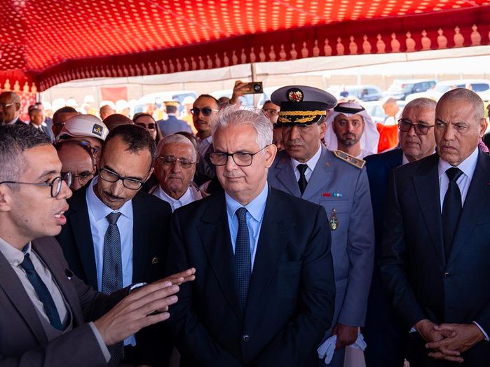 ​Laâyoune : Baraka supervise les travaux de nombre de chantiers structurants