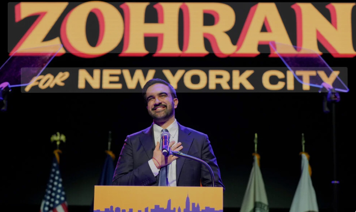 Le nouveau Maire de New York, Zohran Mamdani Le nouveau Maire de New York, Zohran Mamdani