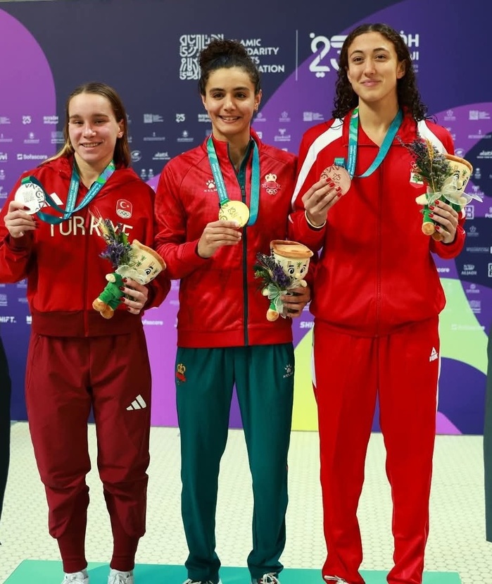 JSI Riyad 25: La nageuse El Barodi offre la première médiale d'or au Maroc JSI Riyad 25: La nageuse El Barodi offre la première médiale d'or au Maroc