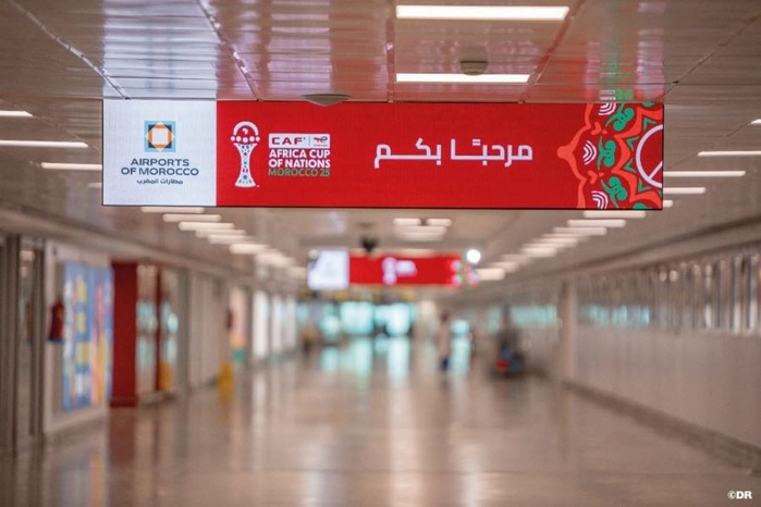 CAN Maroc 25 : Les aéroports marocains se mettent aux couleurs de l’Evènement CAN Maroc 25 : Les aéroports marocains se mettent aux couleurs de l’Evènement