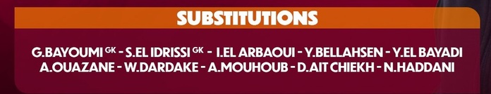 CDM U17 / Maroc-Mali : Abdellah Ouazane débute sur le banc