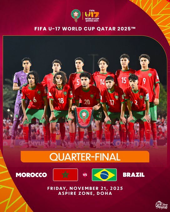 Mondial U17 / Quarts de finale :Le Maroc et le Burkina Faso portent l’Afrique