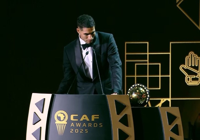 CAF Awards 2025 : Hakimi ‘’Ballon d’or masculin’’, Chebbak ‘’Ballon d’or féminin ‘’