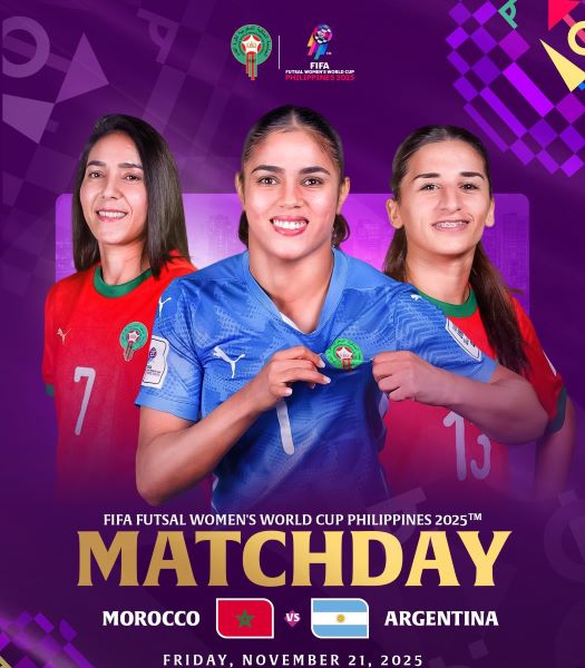 CDM (f) Futsal / Jour J pour ‘’Maroc-Argentine’’ : Horaire ? chaînes ?