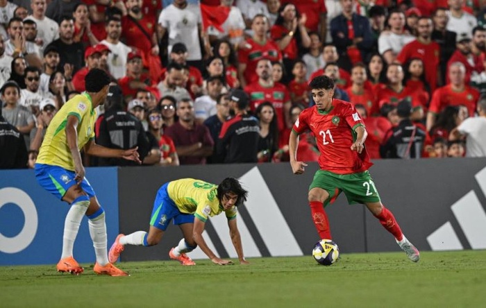 Mondial U17 : le Maroc accroche le Brésil à la pause