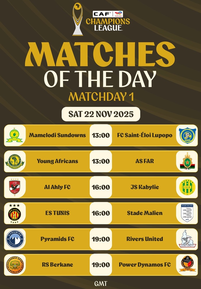 LDC. Phase de groupes / J1 : Les FAR à 14h00, la RSB à 20h00 LDC. Phase de groupes / J1 : Les FAR à 14h00, la RSB à 20h00