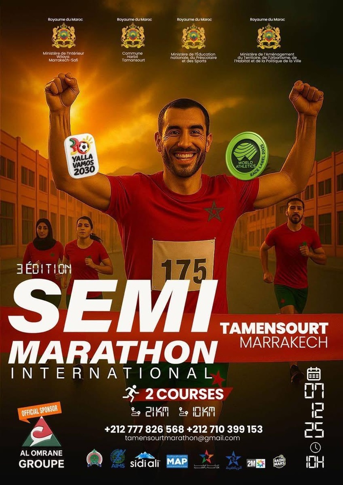 Athlétisme : Le semi-marathon international de Tamansourt s’affirme comme un rendez-vous majeur