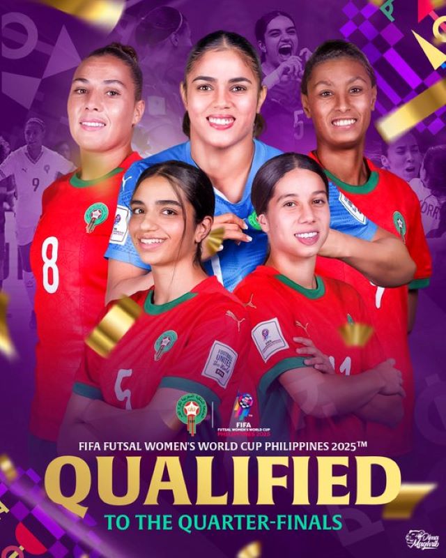 CDM (F) Futsal 2025 : Le Maroc qualifié pour les quarts de finale