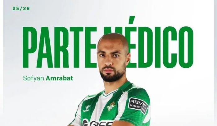 Équipe Nationale : Amrabat rejoint l’infirmerie à quelques semaines de la CAN Équipe Nationale : Amrabat rejoint l’infirmerie à quelques semaines de la CAN