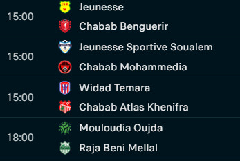 Botola D2 / J10 : Le leader accueille la lanterne rouge