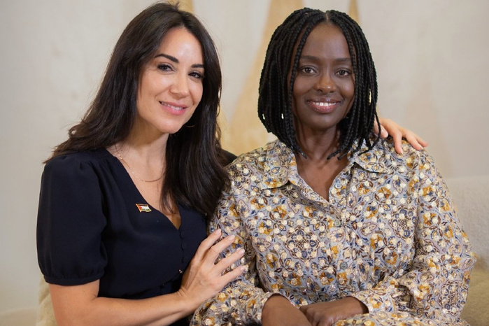 La réalisatrice Erige Sehiri et l’actrice Aïssa Maïga au Festival international du film de Marrakech (FIFM).