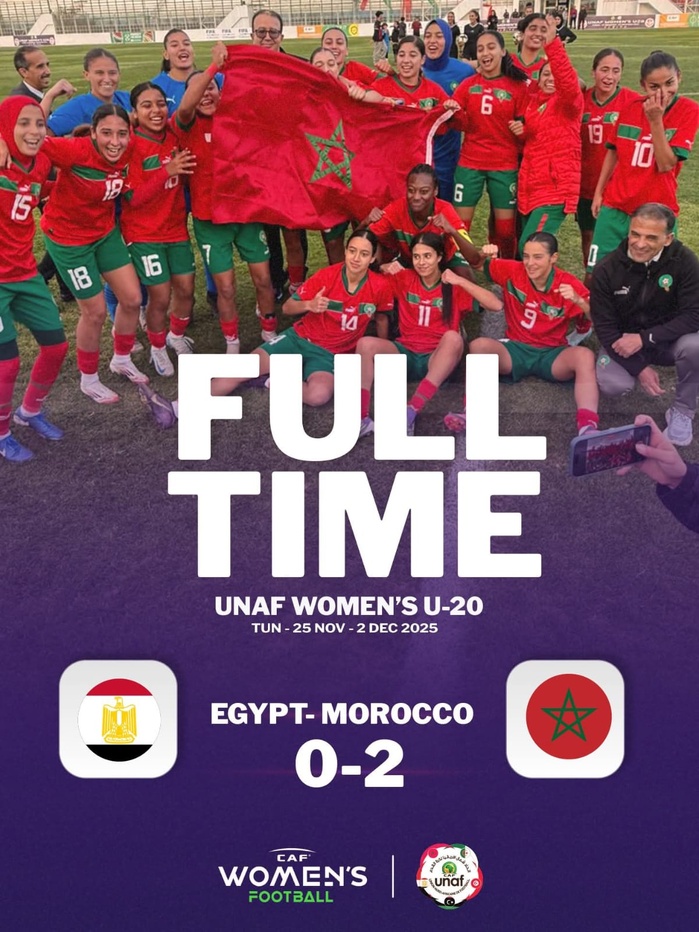 UNAF U20 (f) : le Maroc s’offre la couronne après un sans-faute