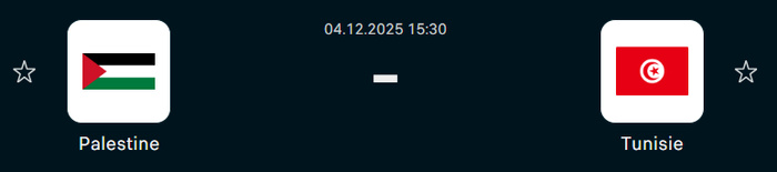 Coupe arabe FIFA 2025 / J2 (groupe A) : Deux matches déjà décisifs ce jeudi ! Coupe arabe FIFA 2025 / J2 (groupe A) : Deux matches déjà décisifs ce jeudi !