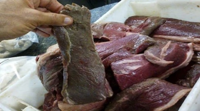 Tanger: La gendarmerie royale déjoue un trafic de 952 kilos de viande viande avariée Tanger: La gendarmerie royale déjoue un trafic de 952 kilos de viande viande avariée