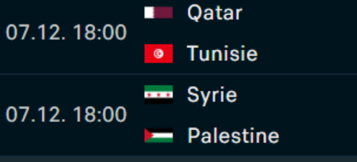 Coupe Arabe FIFA 25 / Groupe A : Qatar et Syrie se neutralisent, suspense total avant la J3 Coupe Arabe FIFA 25 / Groupe A : Qatar et Syrie se neutralisent, suspense total avant la J3