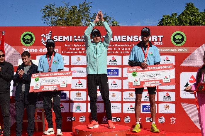 Athlétisme : Dans sa troisième édition, franc succès du Semi-Marathon de Tamansourt