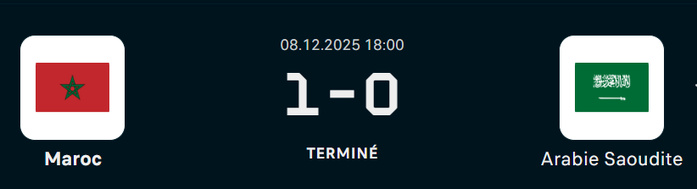 Coupe Arabe 2025 : Vainqueurs de l’Arabie Saoudite, les Lions terminent en tête du groupe B Coupe Arabe 2025 : Vainqueurs de l’Arabie Saoudite, les Lions terminent en tête du groupe B