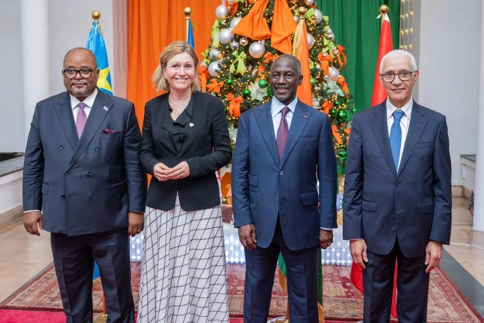 Abidjan : les présidents des parlements du Maroc, de France, de Côte d’Ivoire et de RDC mettent l’accent sur le renforcement de l’État de droit Abidjan : les présidents des parlements du Maroc, de France, de Côte d’Ivoire et de RDC mettent l’accent sur le renforcement de l’État de droit